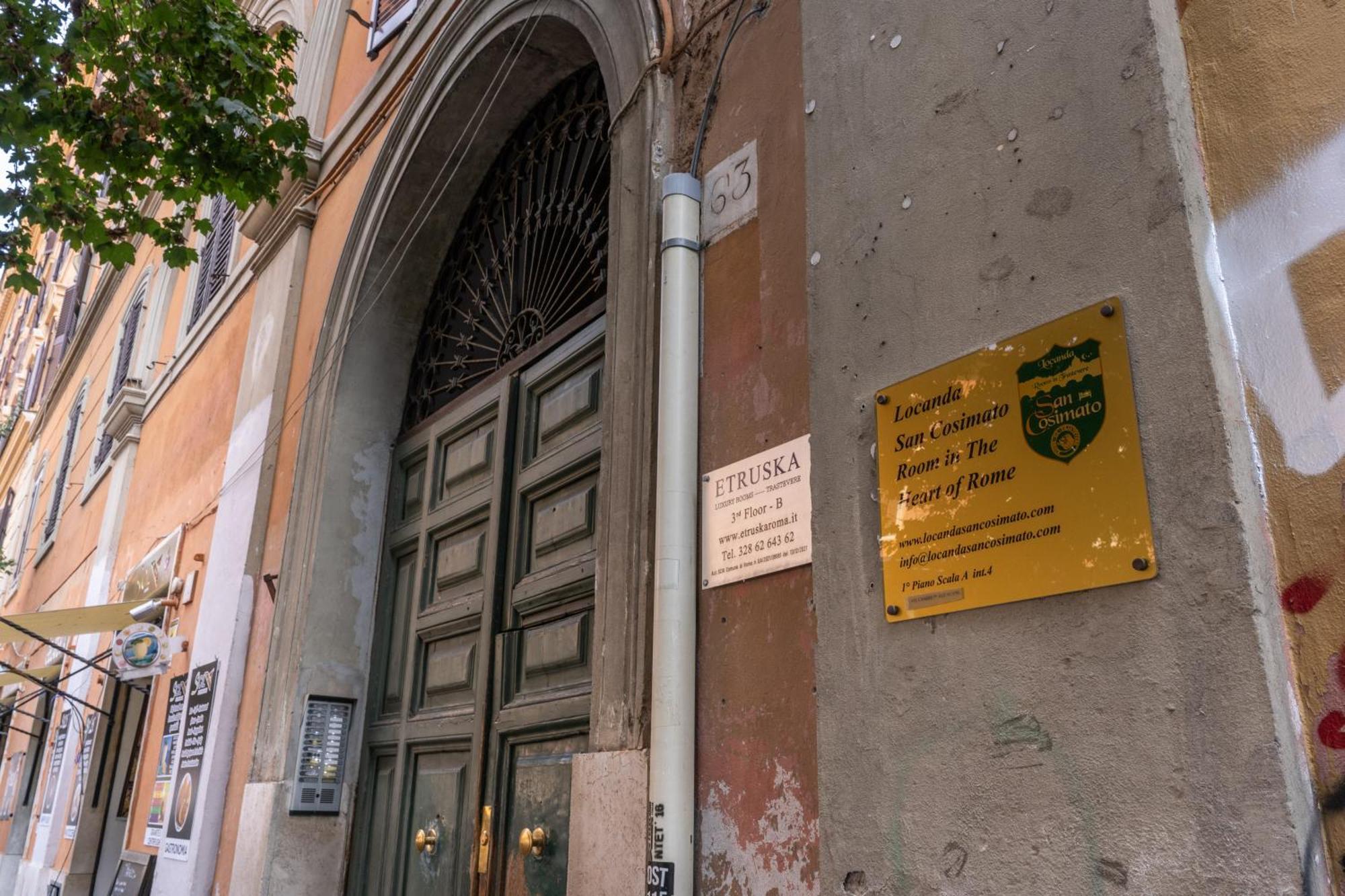 Locanda San Cosimato Rzym Zewnętrze zdjęcie